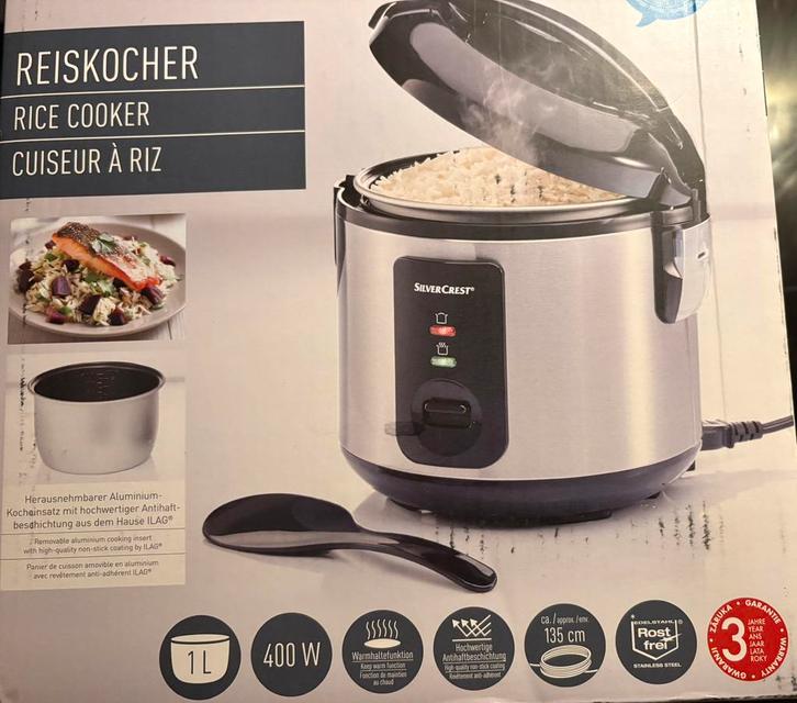 Rijstkoker (nooit gebruikt), Elektronische apparatuur, Rijstkokers, Zo goed als nieuw, Ophalen of Verzenden