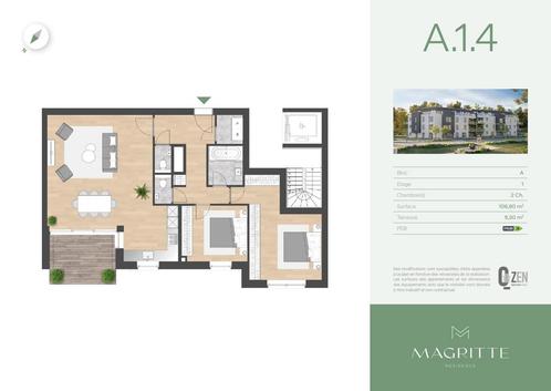 Appartement à vendre à 31 Liège, Immo, Huizen en Appartementen te koop, Appartement