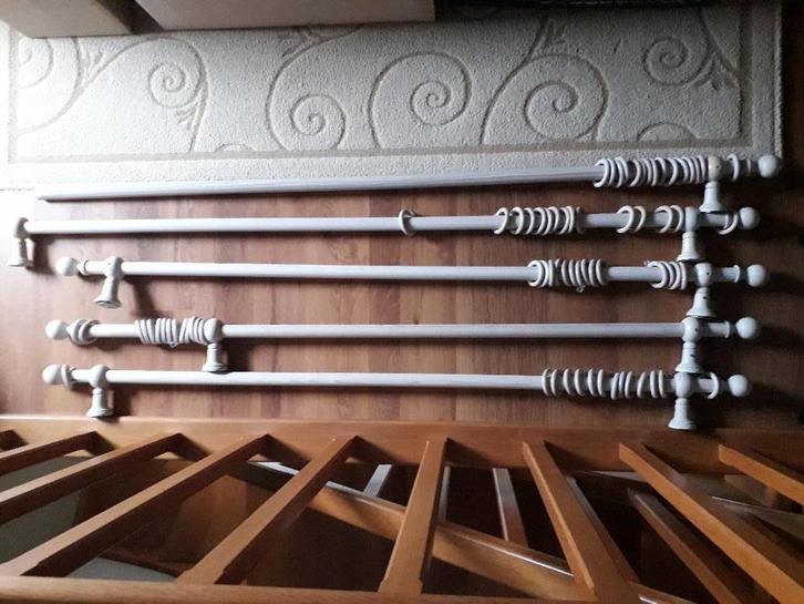 barres de tenture, Maison & Meubles, Ameublement | Rideaux & Stores à lamelles, Comme neuf, 150 à 200 cm, 150 à 200 cm, Beige