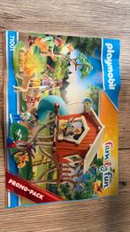 Playmobil boomhut met glijbaan, Kinderen en Baby's, Speelgoed | Playmobil, Ophalen, Zo goed als nieuw, Complete set