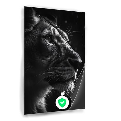 Tigre noir et blanc Poster 90x135cm mat., Maison & Meubles, Accessoires pour la Maison | Décorations murale, Neuf, Envoi