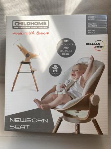 Siège pour nouveau-né Childhome Evolu 2, Enlèvement, Comme neuf, Autres types, Ceinture(s)