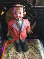 Antieke lappenpop de kop in paier maché +- 1920, Ophalen of Verzenden