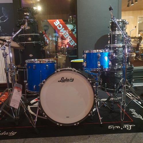 Ludwig Usa Classic maple:  blue sparcle, Musique & Instruments, Batteries & Percussions, Neuf, Ludwig, Enlèvement ou Envoi