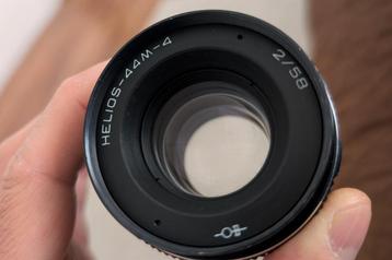 Helios 58mm F2, Helios 44M 4, Ophalen of Verzenden, Zo goed als nieuw