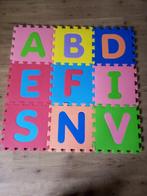 speelmat puzzelmat alfabet 9 tegels, Gebruikt, Ophalen