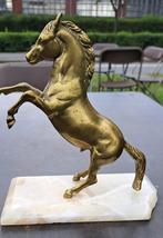 paarden sculptuur/standbeeld/beeldje vintage, Antiek en Kunst, Kunst | Beelden en Houtsnijwerken, Ophalen