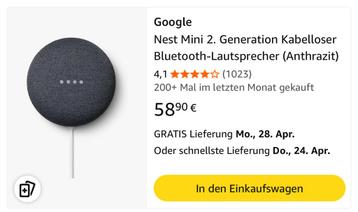 Google nest mini 2 neuf sous blister, Enlèvement, Comme neuf