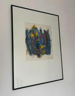 Abstract schilderij ‘De rode draad’ van de Lea Trekels, Ophalen