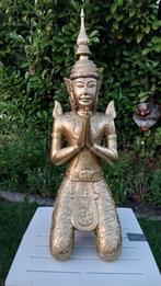 Boeddha,Buddha Tempelwachter Thailand,Teppanom Thai, hout;, Enlèvement, Neuf