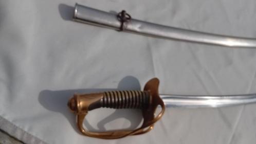 Sabre de cavalerie français modèle 1882 avec initiales A E, Collections, Objets militaires | Général, Armée de terre, Enlèvement ou Envoi