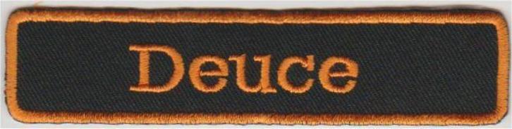 Harley Davidson Deuce stoffen opstrijk patch embleem #1, Motoren, Accessoires | Overige, Nieuw, Verzenden