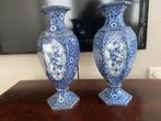 Set van 2 delftsblauw vazen, Antiek en Kunst, Antiek | Vazen, Ophalen
