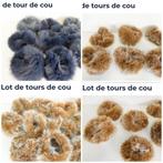 4 Lots Tours de Cou Renard & Fourrure +- 33 pc 250 euros/lot, Bijoux, Sacs & Beauté, Enlèvement, Neuf