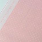 6072) 1,1 meter Katoen stipjes babyroze, 120 cm of meer, Ophalen of Verzenden, Katoen, Roze