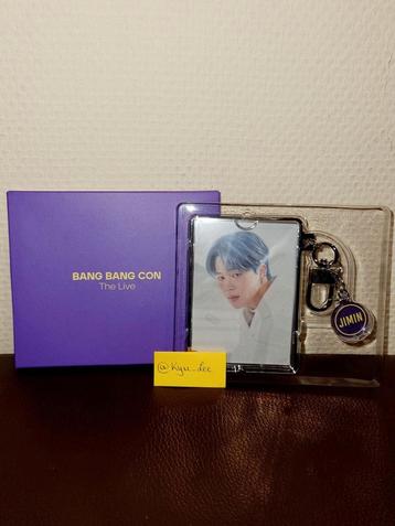 Porte-clé photocard holder keiring BTS Jimin disponible aux enchères