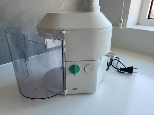 Braun sapcentrifuge - fruit en groentenpers, Elektronische apparatuur, Juicers, Zo goed als nieuw, Sapcentrifuge, Elektrisch, Ophalen