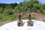 §  paire de candélabres  1 branche a refixer sur chaque, Maison & Meubles, Accessoires pour la Maison | Bougeoirs & Bougies, Utilisé