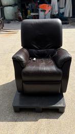 Leren relax zetel, Huis en Inrichting, Fauteuils, Ophalen, Zo goed als nieuw