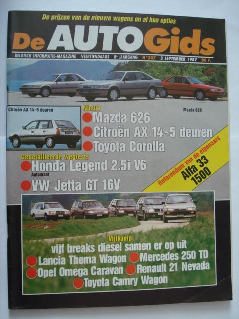 AutoGids 207, Livres, Autos | Brochures & Magazines, Utilisé, Général, Envoi