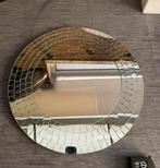 Ronde spiegel, Huis en Inrichting, Woonaccessoires | Spiegels, Ophalen, Zo goed als nieuw