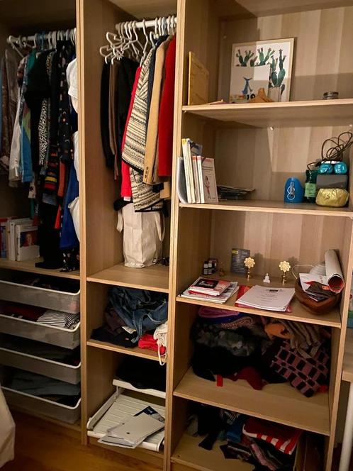 PAX open kleedkamer, Huis en Inrichting, Kasten | Kleerkasten, Gebruikt, 200 cm of meer, 200 cm of meer, 50 tot 75 cm, Met hangruimte