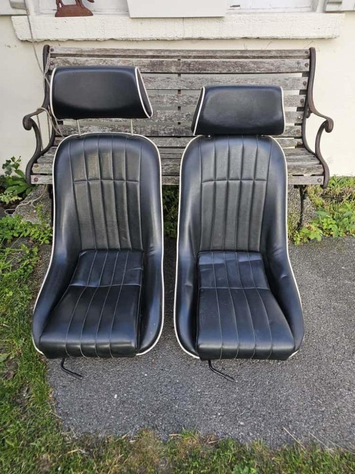 retro auto sportstoelen, Auto-onderdelen, Interieur en Bekleding, Gebruikt, Ophalen