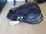 2x Yonex ezone 98 aqua night 2024 + tennis tas, Sport en Fitness, Ophalen of Verzenden, Zo goed als nieuw, Racket