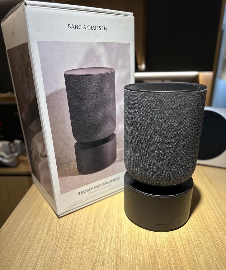 Bang & Olufsen Beosound Balance Black Oal EX DEMO - B&O, TV, Hi-fi & Vidéo, Enceintes, Comme neuf, Haut-parleurs Frontaux, Arrière ou Stéréo