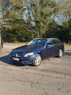 Mercedes C180D 2017, Auto's, Mercedes-Benz, Voorwielaandrijving, Blauw, Leder, 5 deurs