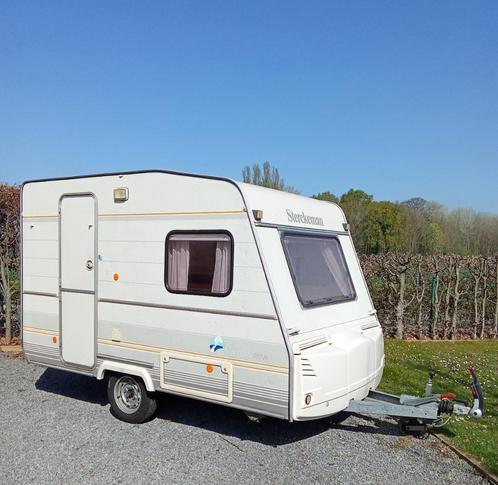 Keuringvrij 750kg caravan 2002, voortent/luifel., Caravans en Kamperen, Caravans, Particulier, Ophalen