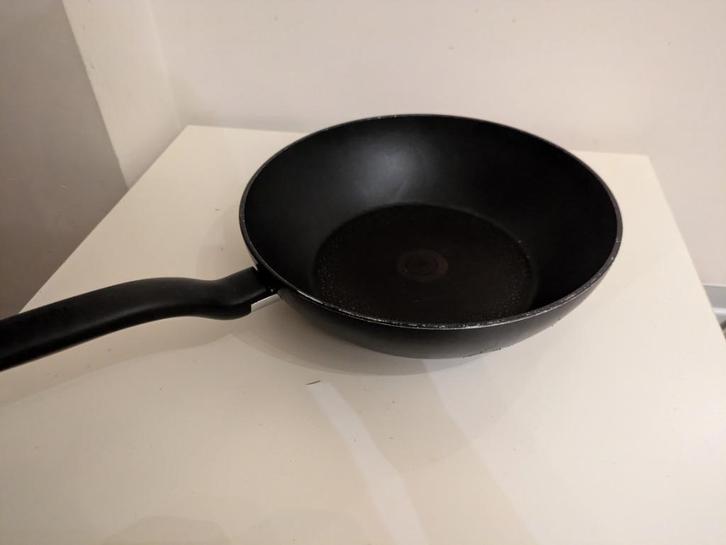 Kookpotten en pannen, Huis en Inrichting, Keuken | Potten en Pannen, Gebruikt, Pannenset, Aluminium, Inductieplaat, Ophalen