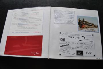 Gros Album photos originales THALYS TGV 36 RARE UNIQUE Train