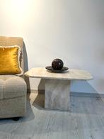 Vintage salontafel travertin, Antiek en Kunst, Ophalen