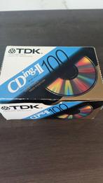 10 cassettes audio TDK CDing II 100, Cd's en Dvd's, Cassettebandjes, Ophalen of Verzenden, Zo goed als nieuw
