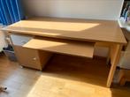 2 identieke Bureaus met lade, kast en uitschuifplank 2 stuks, Huis en Inrichting, Bureaus, Ophalen, Zo goed als nieuw, Bureau