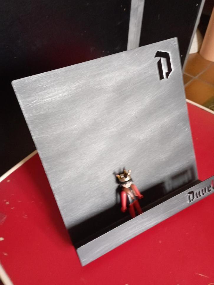 515) metalen Duvel staander, Verzamelen, Biermerken, Zo goed als nieuw, Overige typen, Duvel, Ophalen of Verzenden