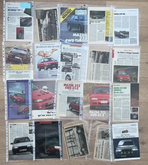 MAZDA 323 GTX & MAZDA 323 GT-R - ARTIKELS, Boeken, Auto's | Folders en Tijdschriften, Mazda, Ophalen of Verzenden
