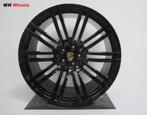 Originele Porsche Cayenne Turbo III 21 inch velgen HG zwart, Auto-onderdelen, Ophalen of Verzenden, Gebruikt, 21 inch, Velg(en)