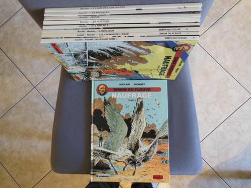 Lot BD Simon du fleuve 1 à 9 Série complète, Boeken, Stripverhalen, Gelezen, Complete serie of reeks, Ophalen of Verzenden