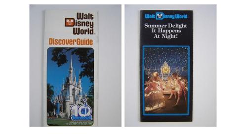 Brochures Walt Disney World 2 : 1981 + 1978, Collections, Disney, Comme neuf, Autres types, Autres personnages, Enlèvement ou Envoi