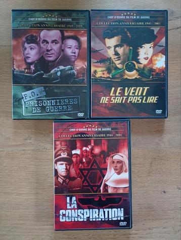 Lot 3 chefs d'œuvre film de guerre DVD TBE  beschikbaar voor biedingen