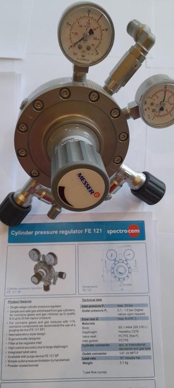NH3 ontspanner 25 bar -> 0,1 tot 1,5 bar beschikbaar voor biedingen
