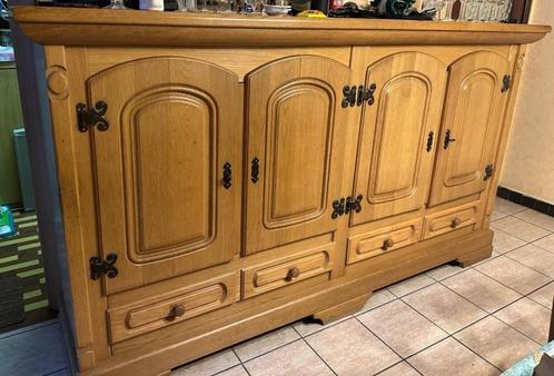 Meuble Buffet salle à manger et meuble en chêne clair, Huis en Inrichting, Kasten | Buffetkasten, Zo goed als nieuw, 100 tot 150 cm