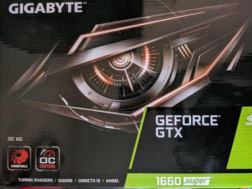 GTX 1660 Super Gigabyte OC, Computers en Software, Videokaarten, Gebruikt, Nvidia, PCI-Express 3.0, GDDR6, HDMI, DisplayPort, Ophalen of Verzenden