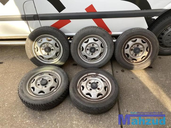 SUZUKI ALTO banden velgen set 13 inch 4x114.3, Auto-onderdelen, Overige Auto-onderdelen, Suzuki, Gebruikt