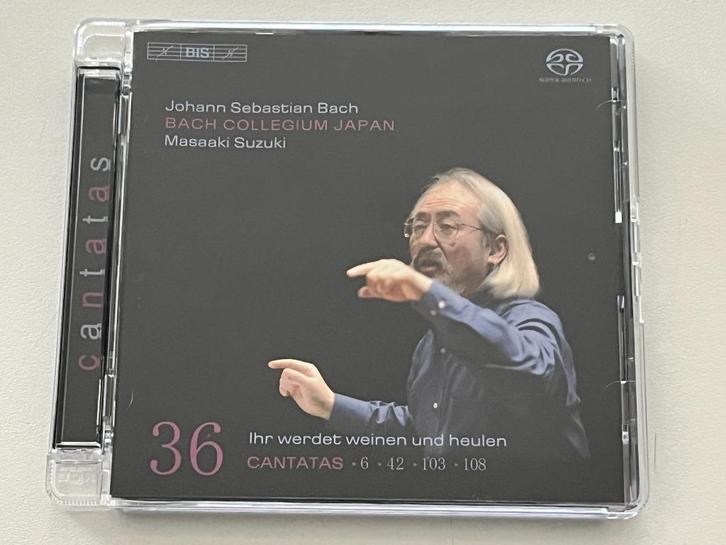 Johann Sebastian Bach - Cantatas 36: 6 42 103 108 SACD, Cd's en Dvd's, Cd's | Klassiek, Gebruikt, Ophalen of Verzenden