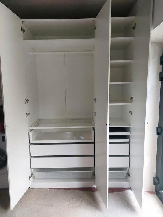 Pax ikea kleerkast 150x236, Huis en Inrichting, Kasten | Kleerkasten, Gebruikt, 200 cm of meer, 100 tot 150 cm, 50 tot 75 cm, Overige houtsoorten