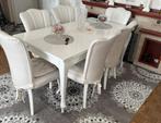 Complete wit glans inboedels woonkamer en zetels 3-2-1, Huis en Inrichting, Ophalen