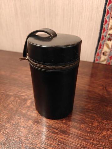 Vintage lederen AHS reisset met drie flacons voor alcohol beschikbaar voor biedingen